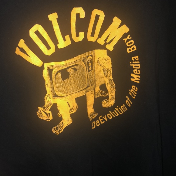 Volcom Graphic Tee - unisex - “devolution of the media box” - small size - Picture 4 of 5